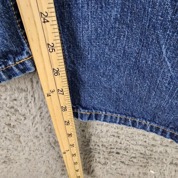 Old Navy Jeans Mens 40x30 Medium Wash Cotton High Rise Straight - Picture 6 of 10